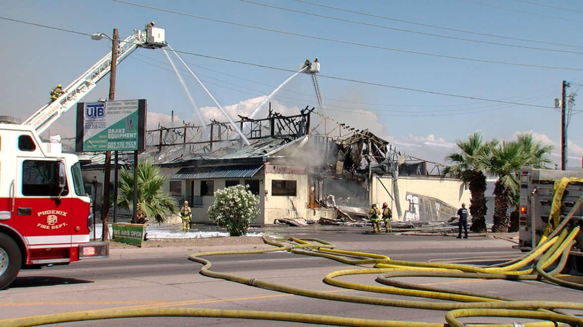 Drake Equipment Fire 