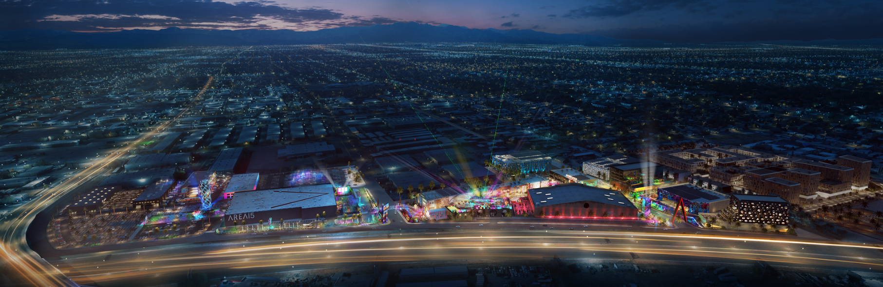 AREA15 render of 20-acre expansion