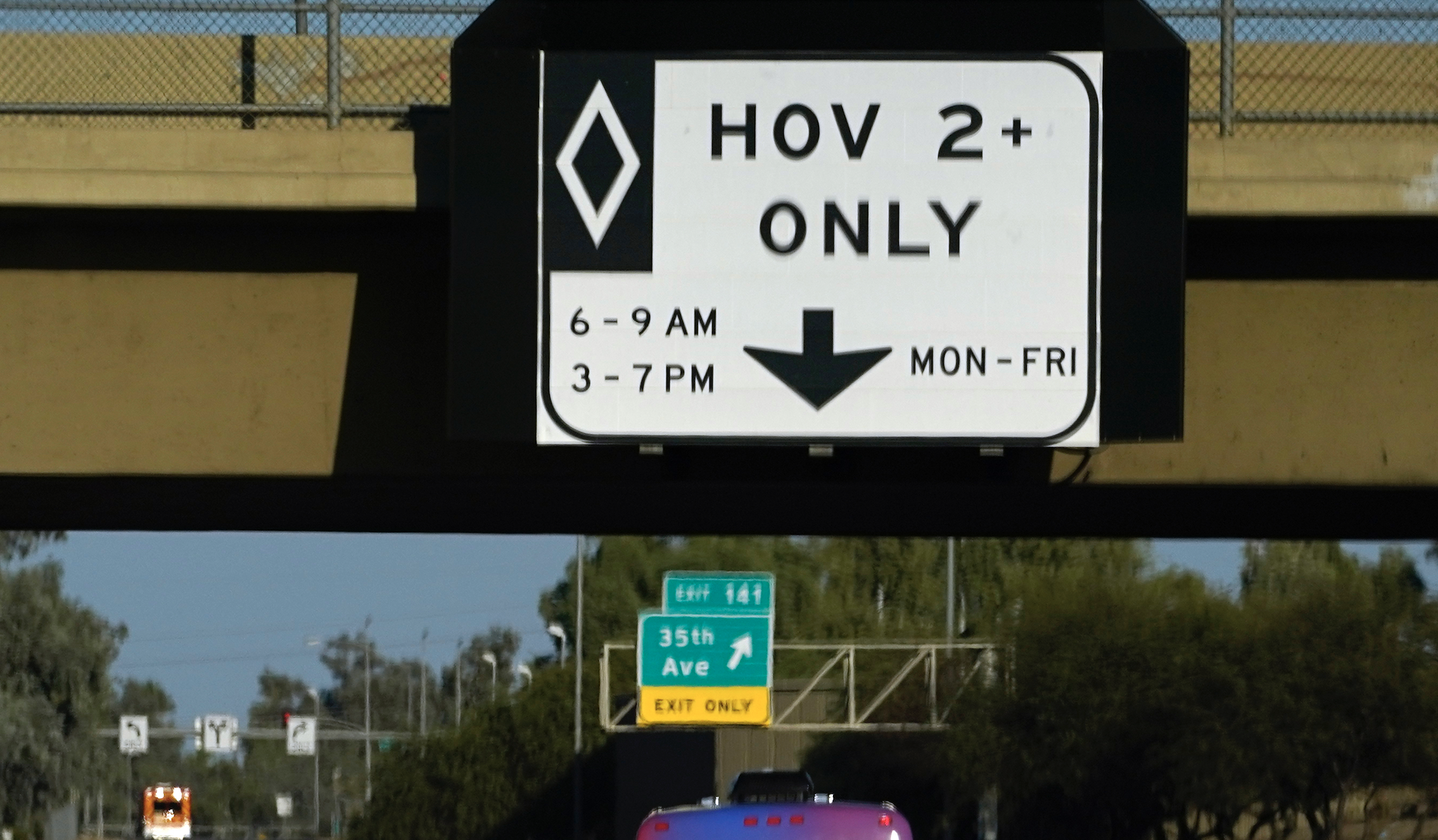 HOV lane I-10
