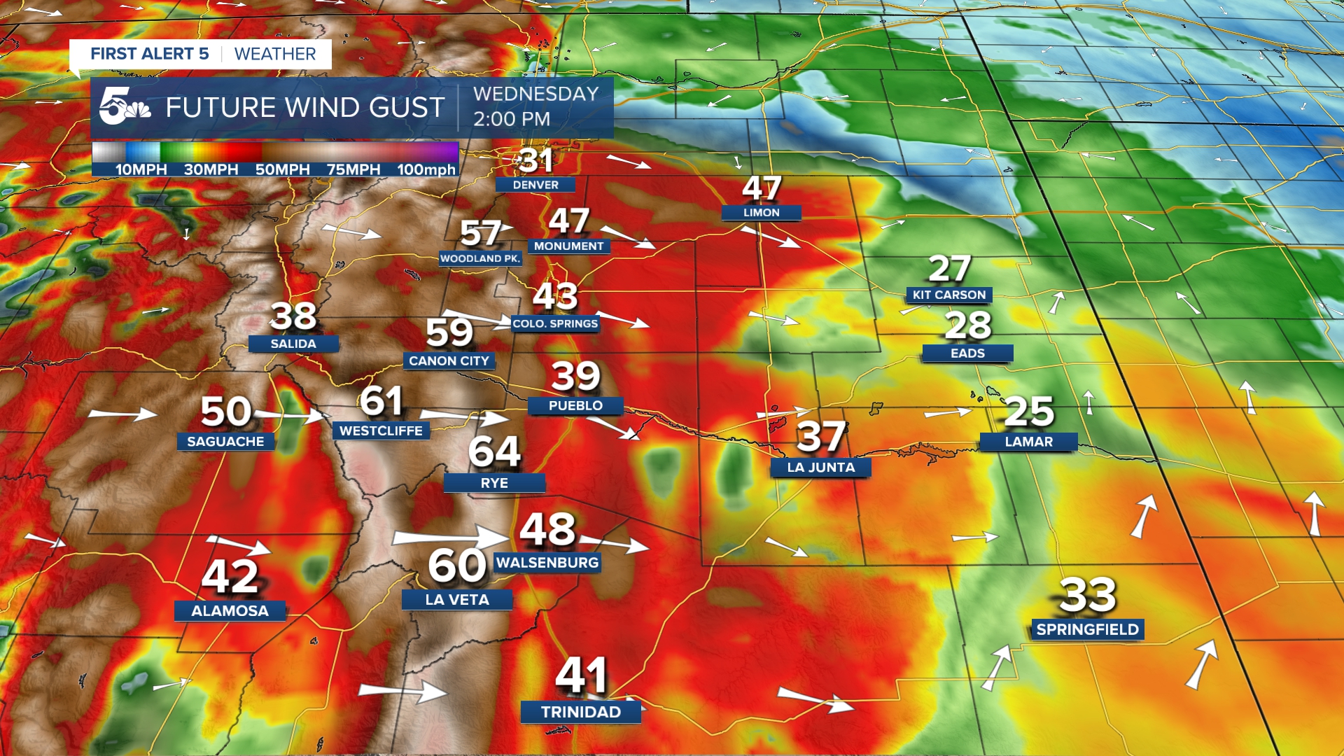 Forecast Wind Gusts