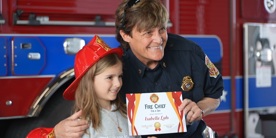 Fire Chief for a Day