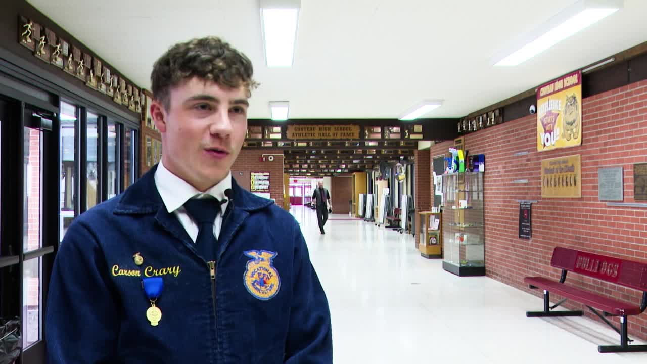 Carson Crary of Choteau