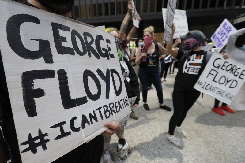 Protest over the death of George Floyd in Chicago