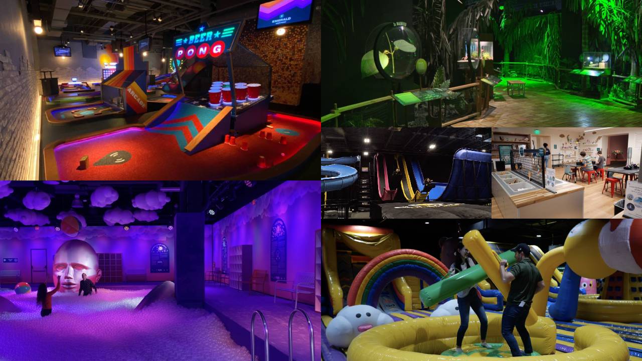 Indoor Valley attractions. 