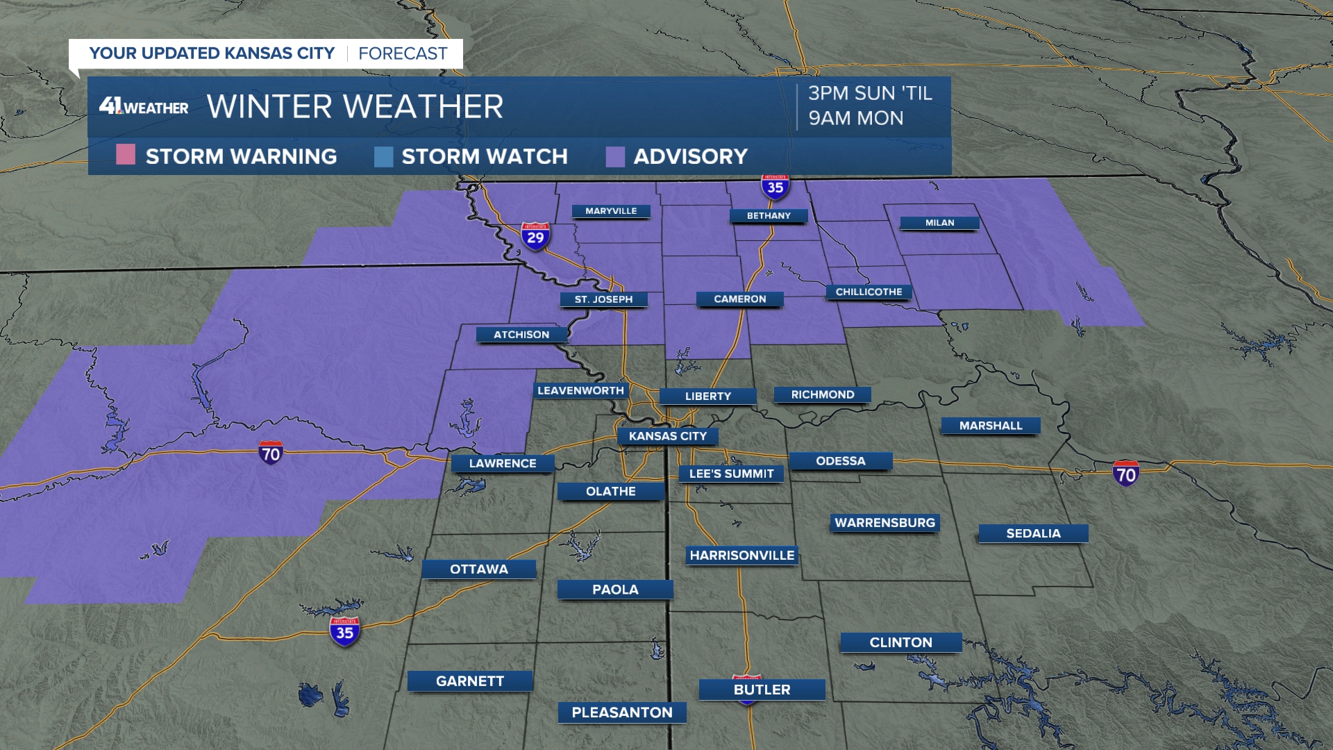 winter weather advisory 2/28