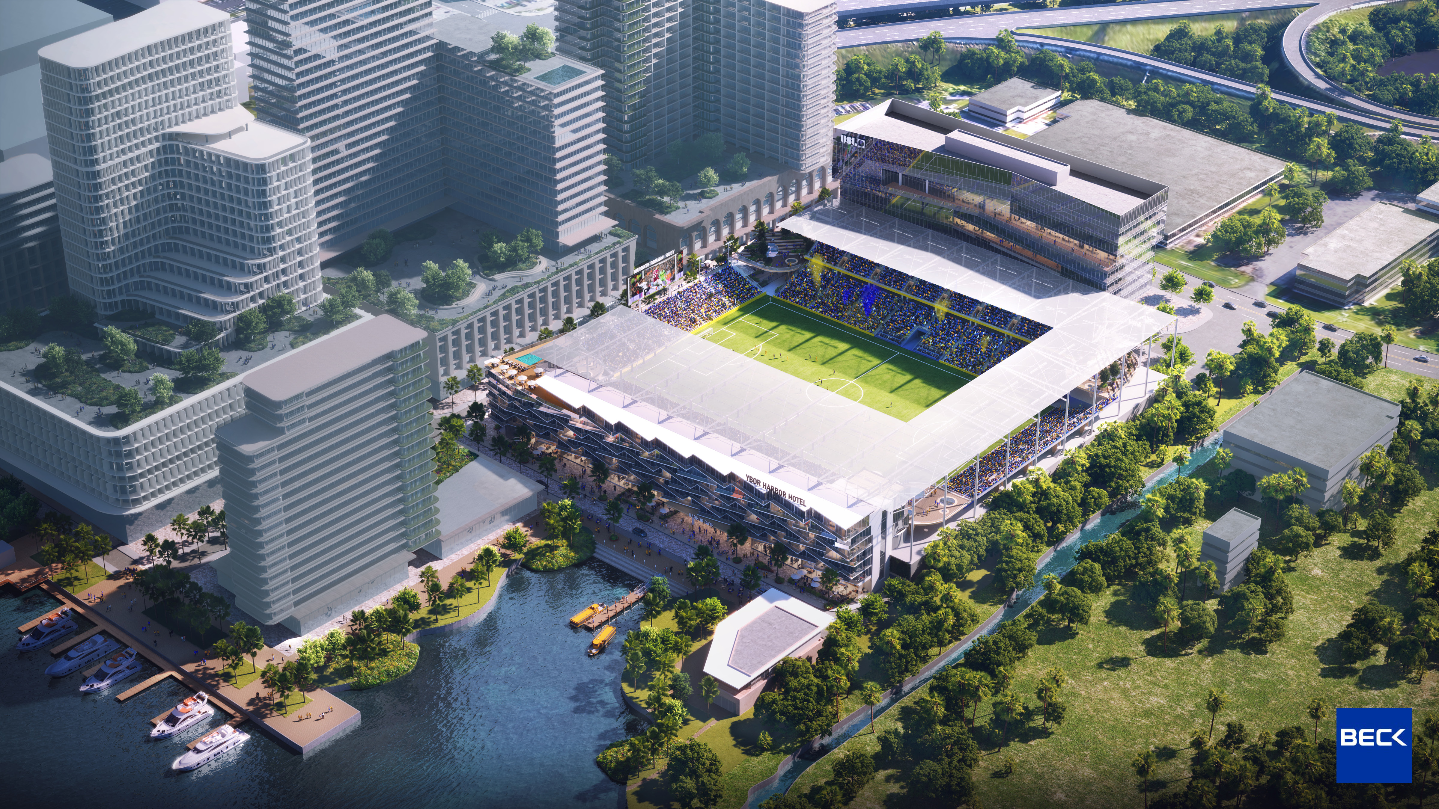 Ybor Soccer Stadium Renderings