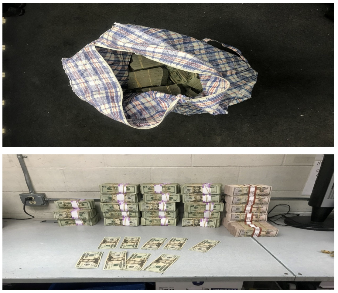 Money stolen by Carman