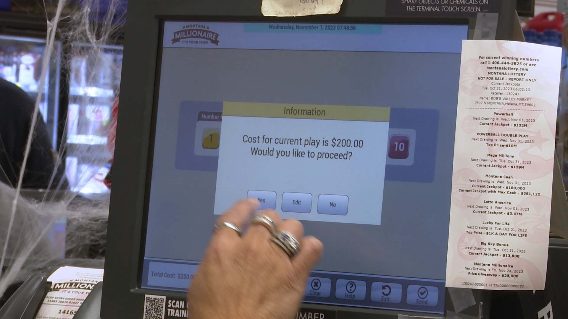 Bad luck?: Lottery hopefuls mad at Billings store during Montana Millionaire frenzy