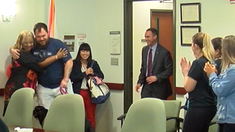 home donated to local Marine Timothy Read