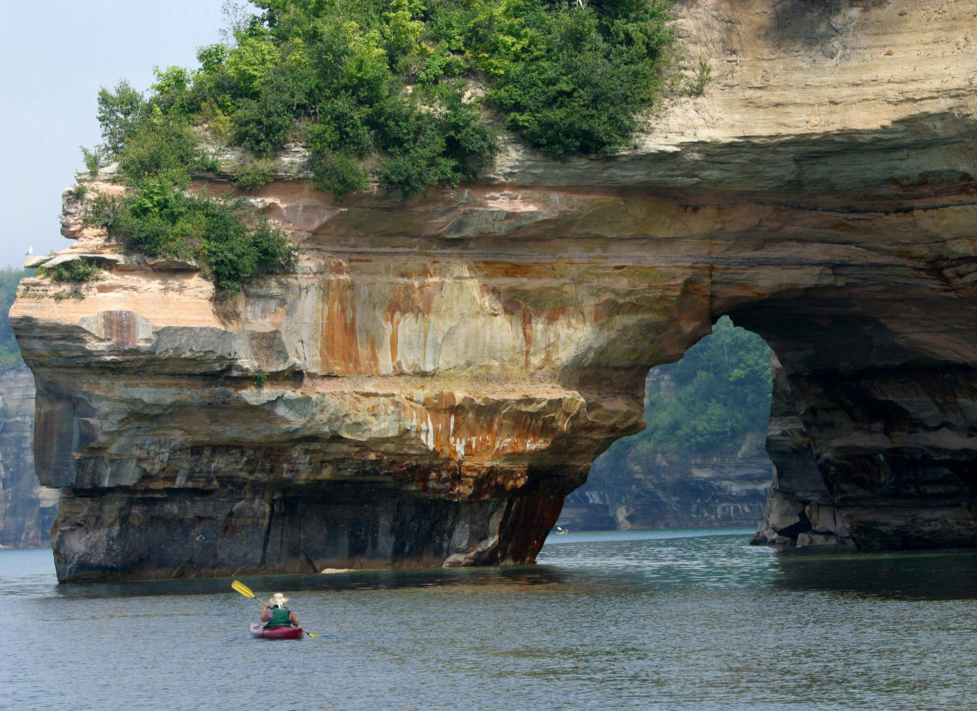 Kayaking Michigan Lake Superior