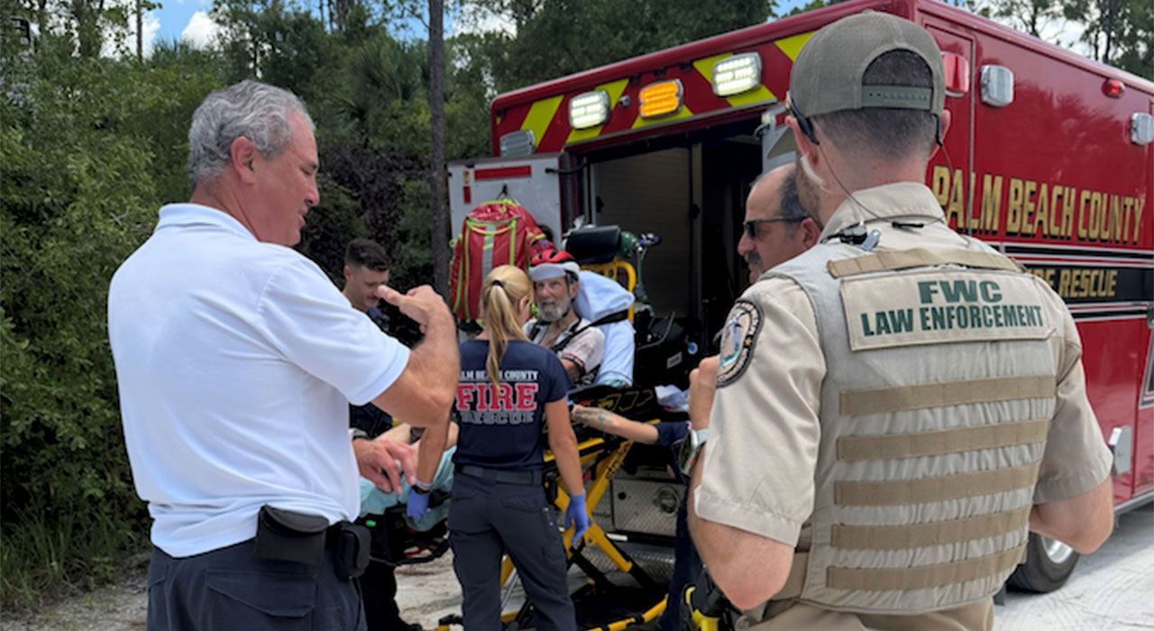 FWC rescues cyclist