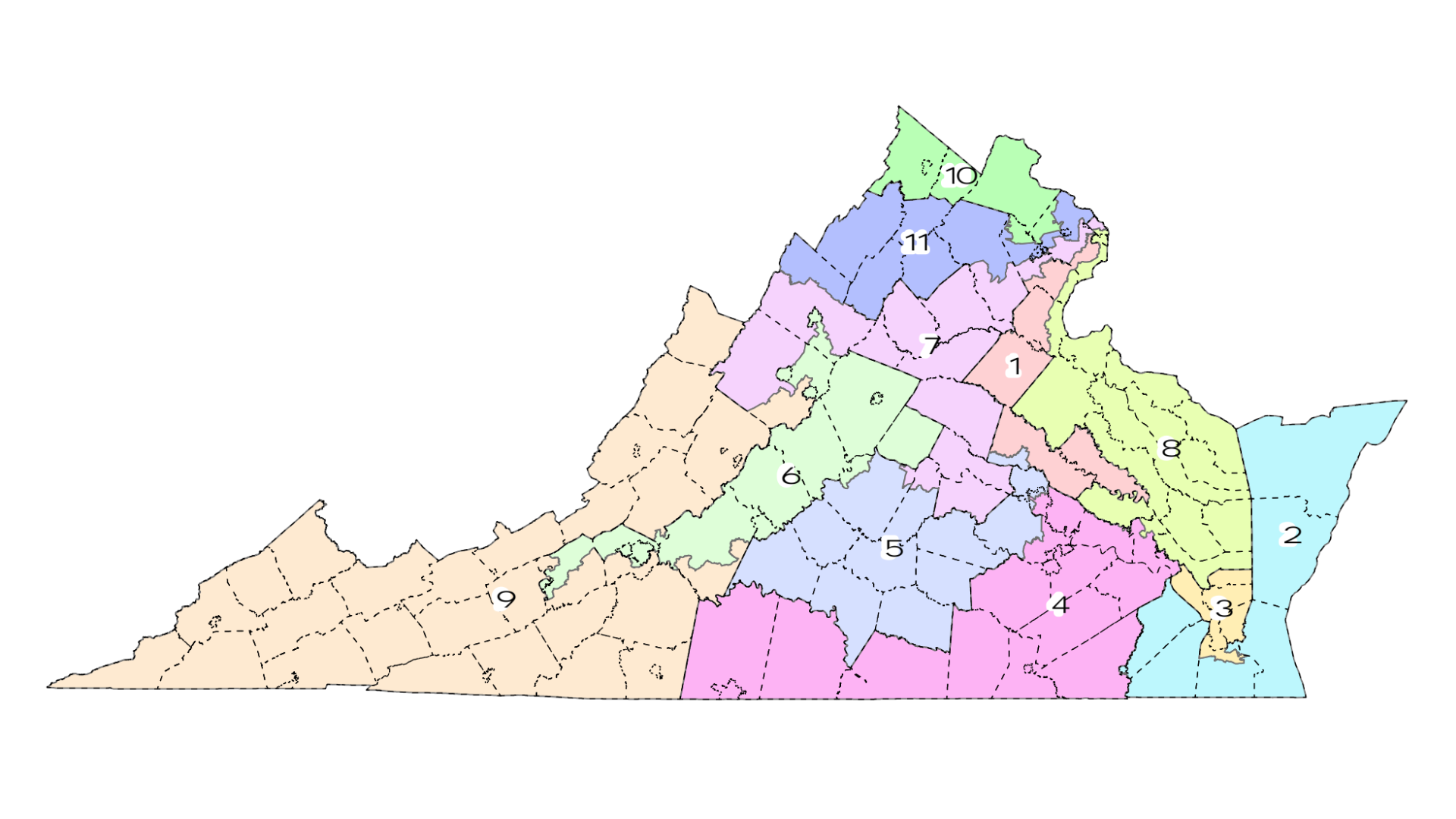 Proposed Virginia Congressional Map 2026