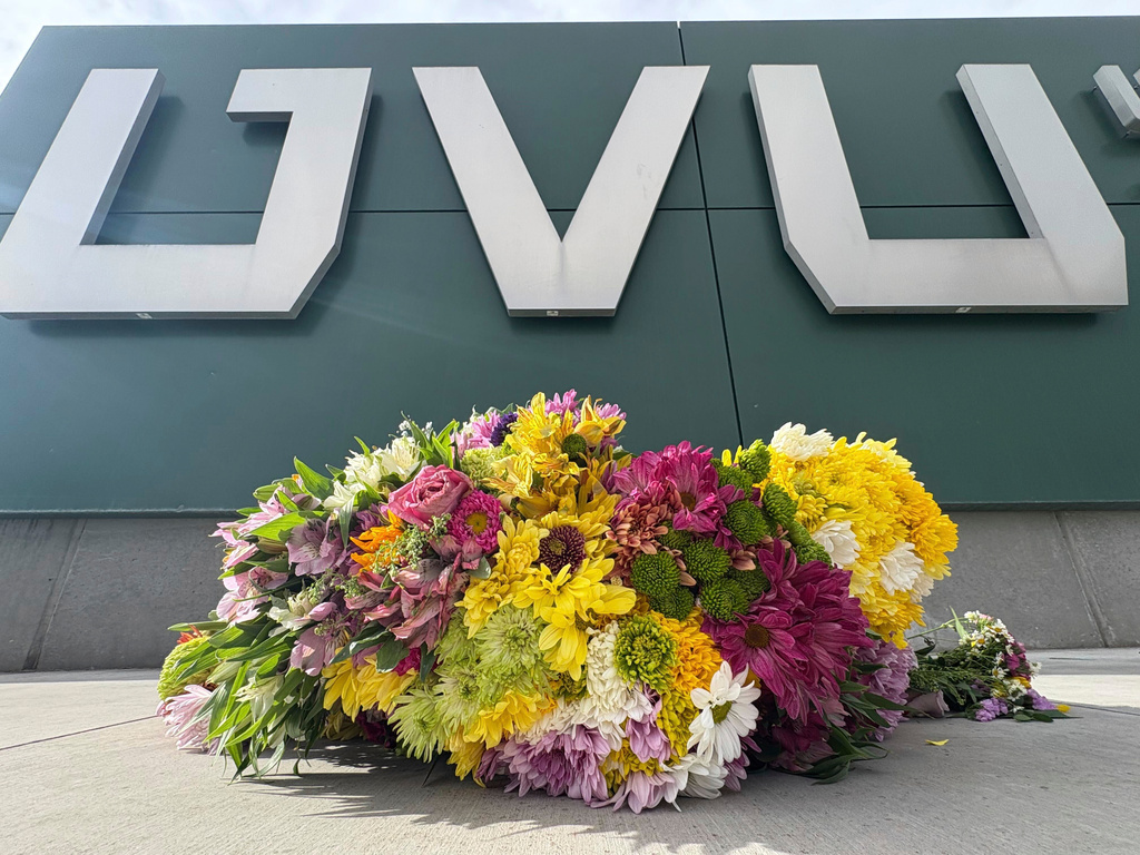 Charlie Kirk Shot -- flowers