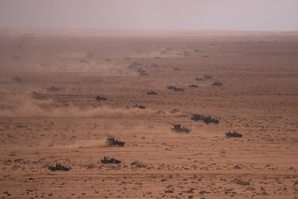 FILE - U.S and Moroccan military forces take part in the 20th edition of the African Lion military exercise, in Tantan, south of Agadir, Morocco, Friday, May 31, 2024. 