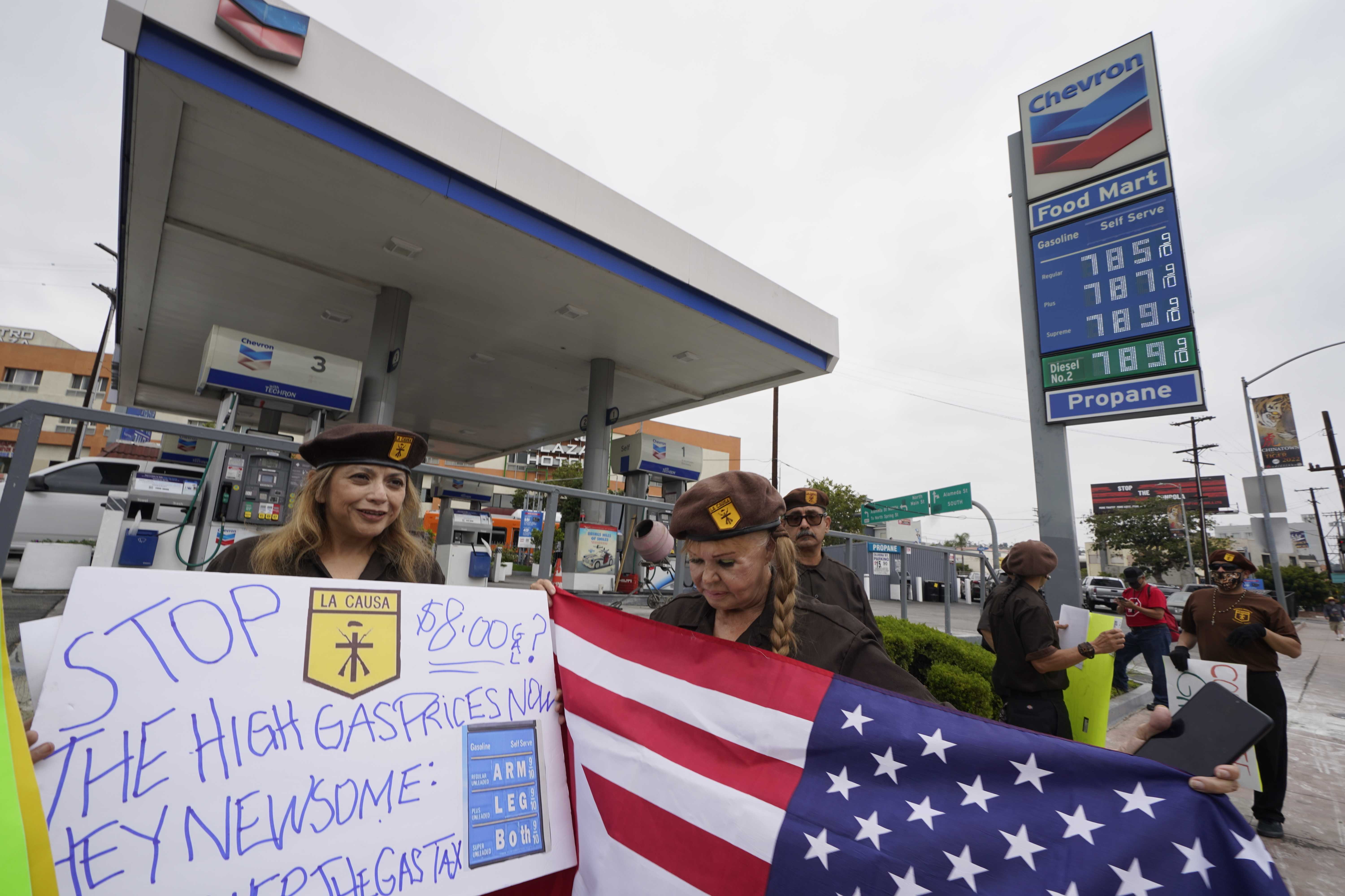 Economy Gas Prices Protest