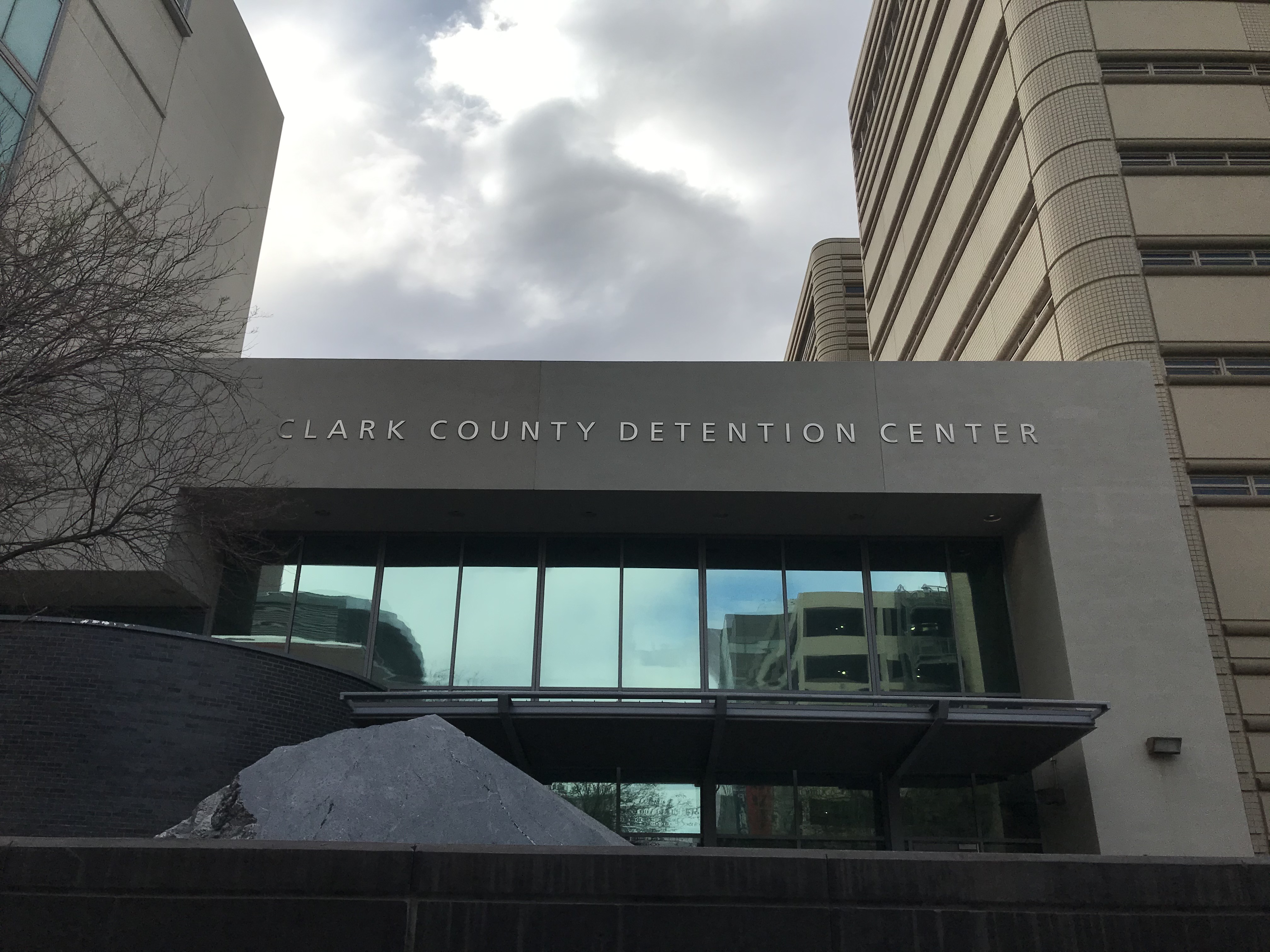 The Clark County Detention Center in downtown Las Vegas