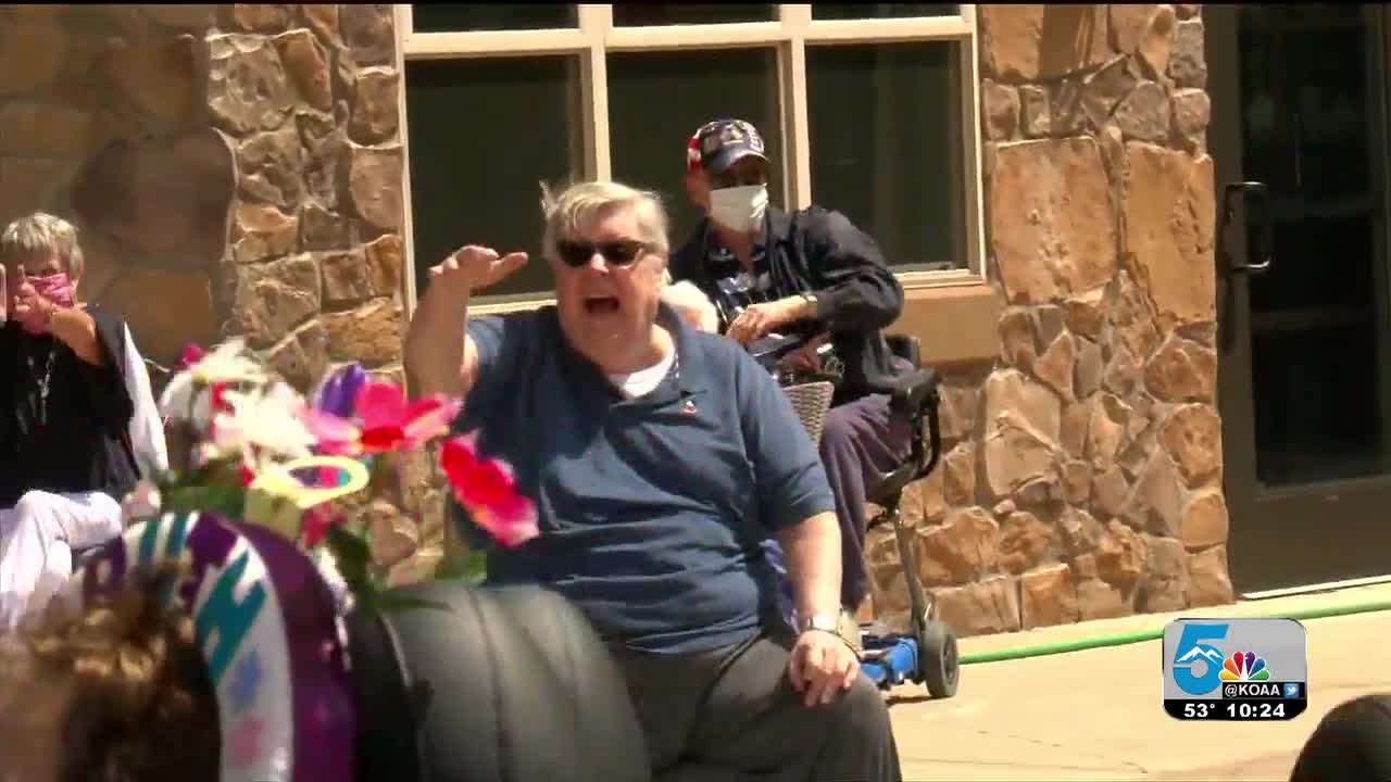 Family parade for isolated seniors