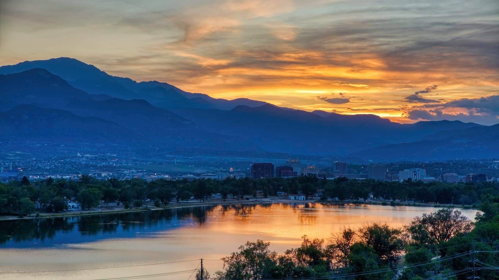Larry Marr Colorado Springs sunset