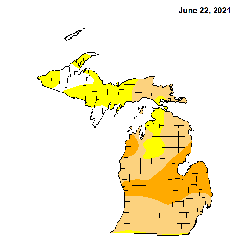 Last week's drought status