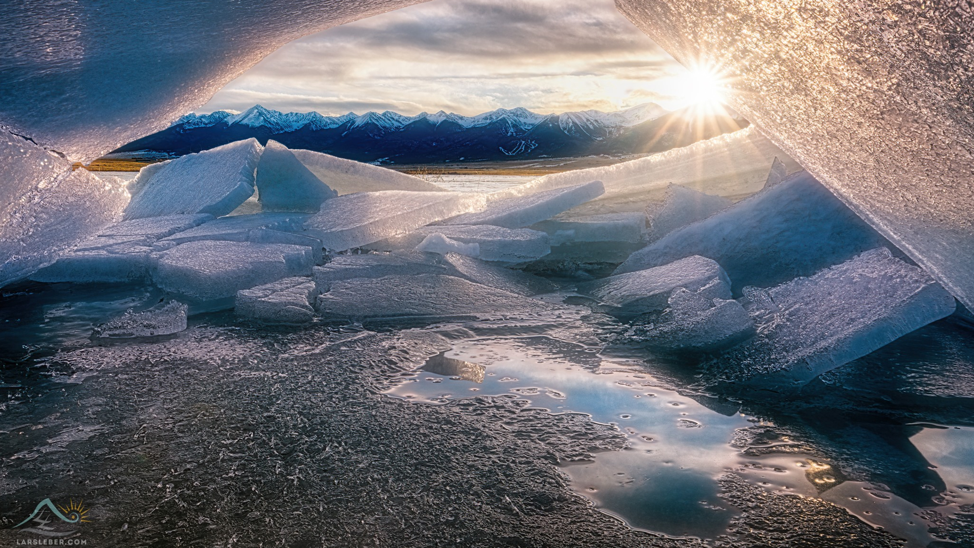 DeWeese Reservoir Ice