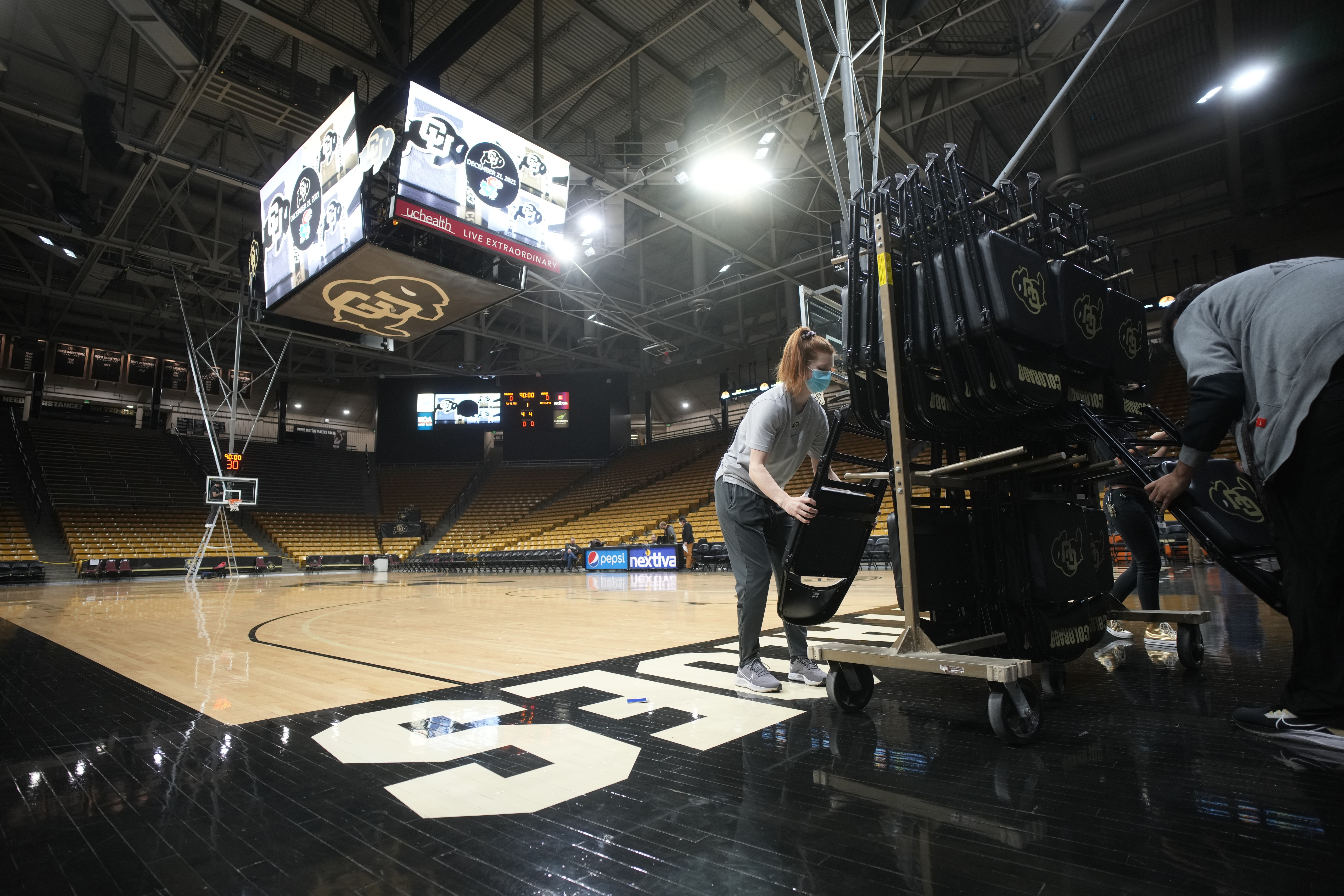 Virus Outbreak Kansas Colorado Basketball