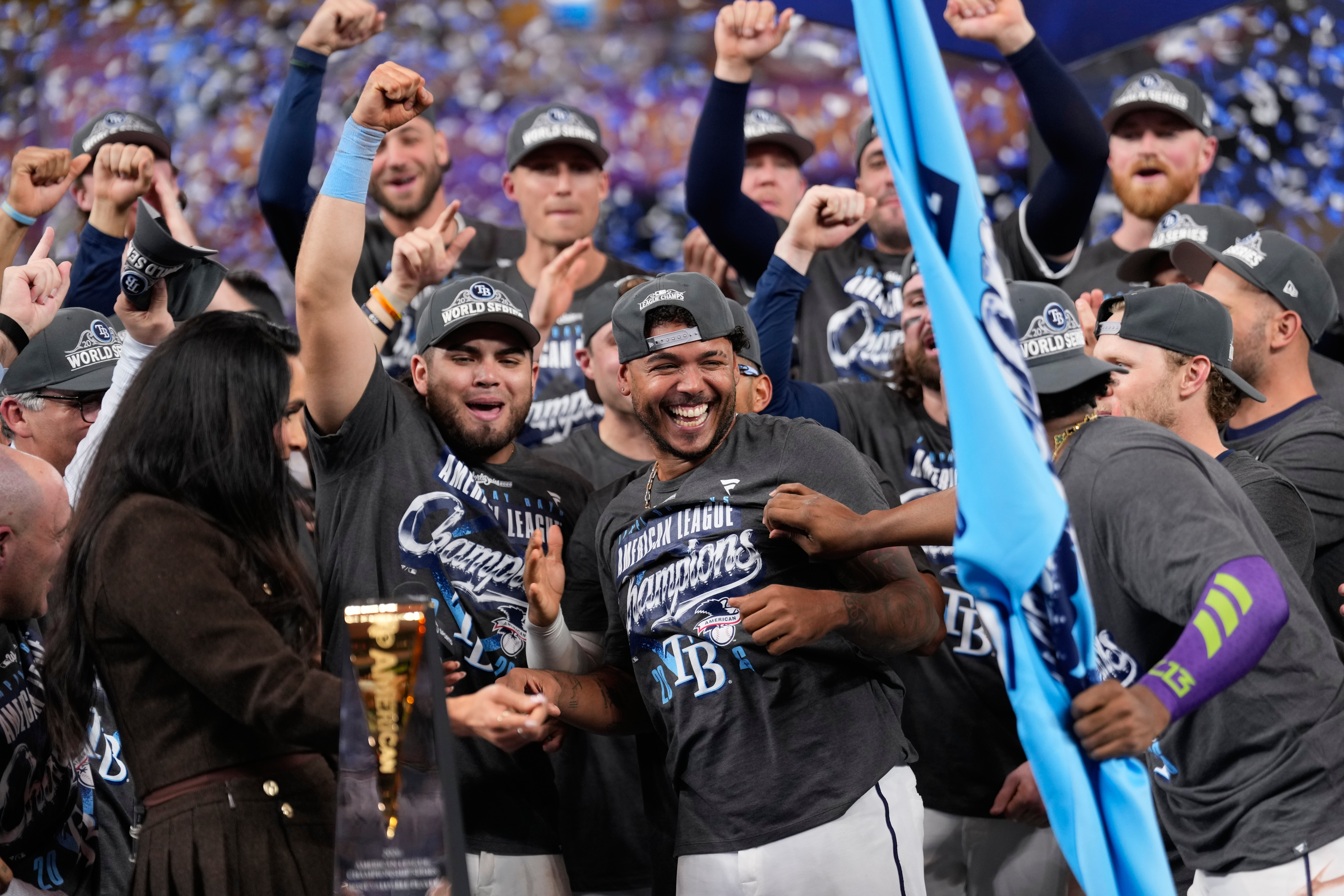 APTOPIX ALCS Guardians Rays Baseball