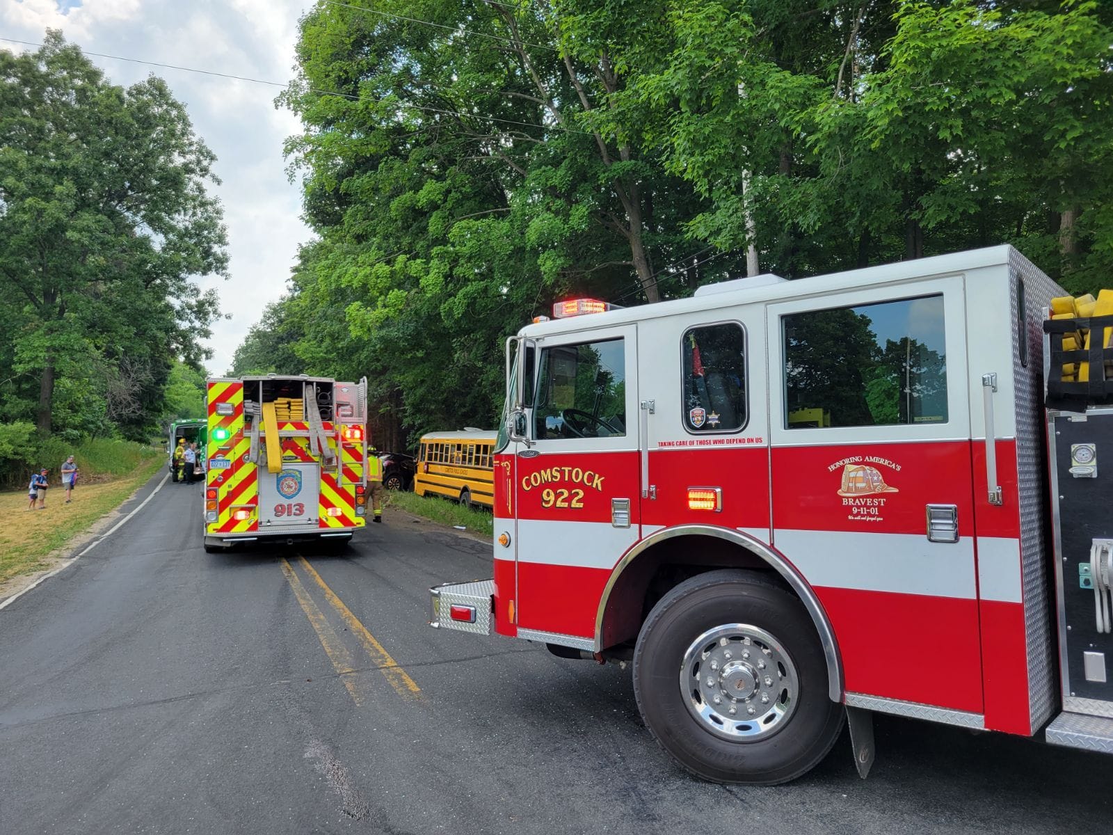 Comstock Public Schools bus crash