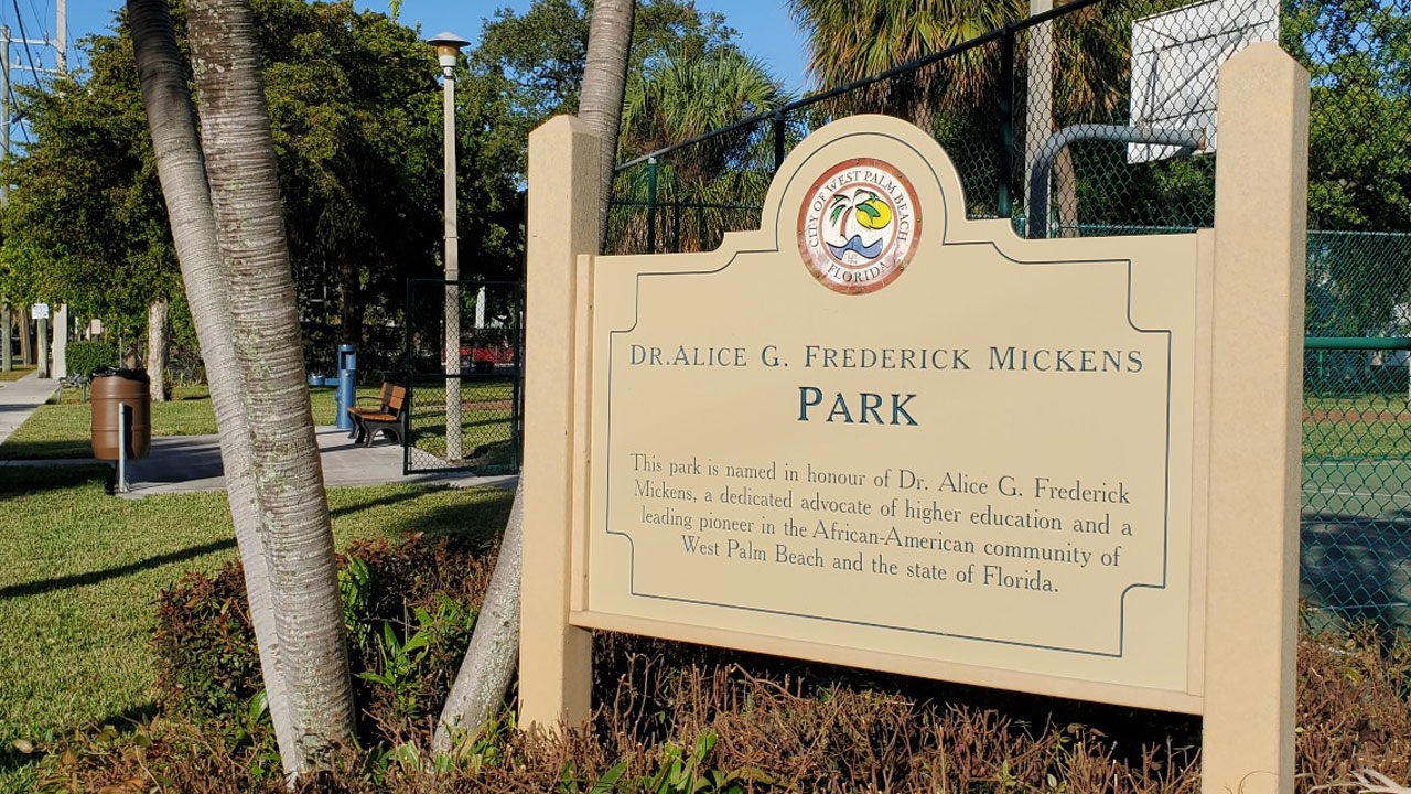 Alice Mickens Park in West Palm Beach