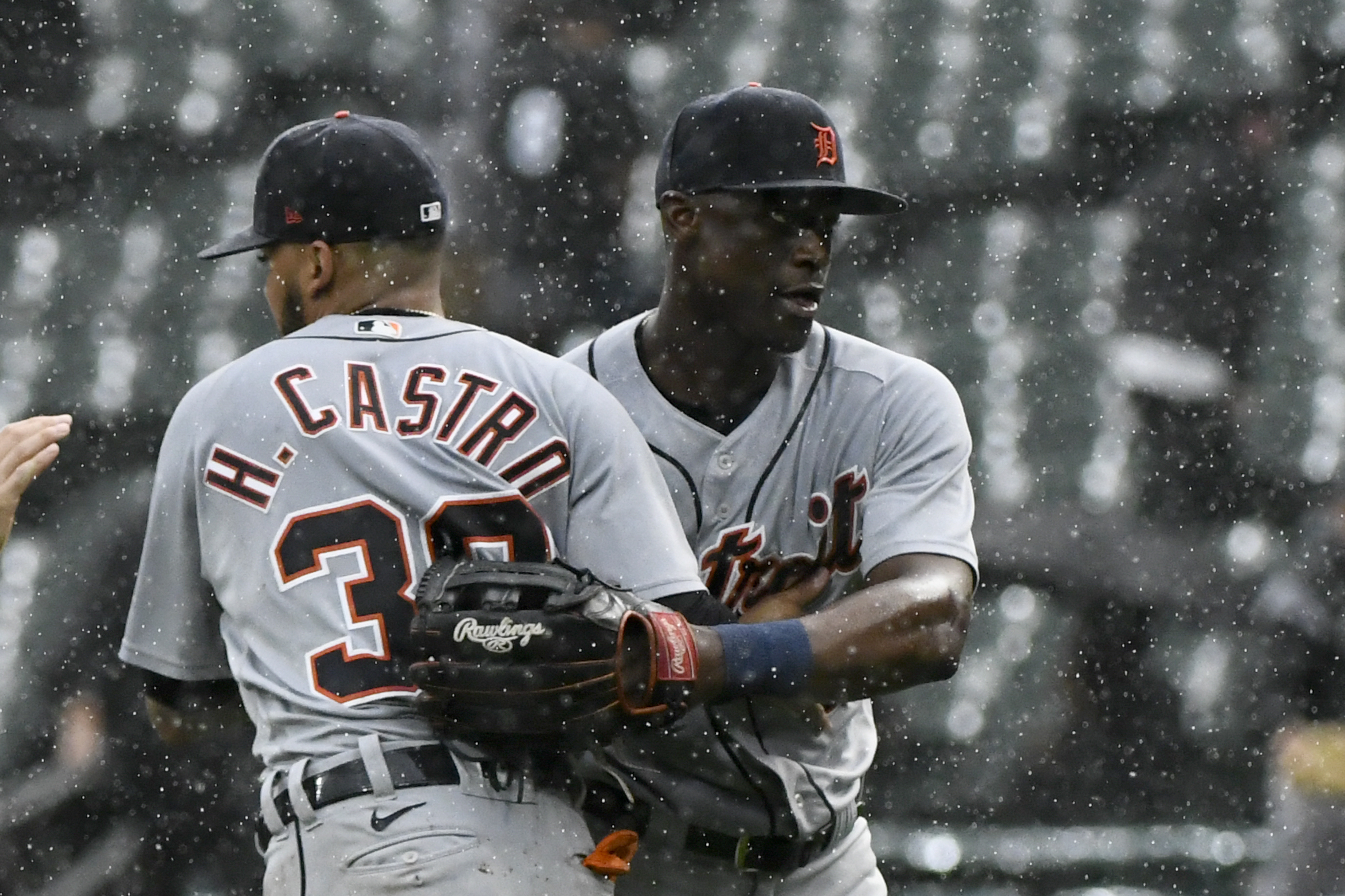 Daz Cameron, Harold Castro Tigers White Sox Baseball
