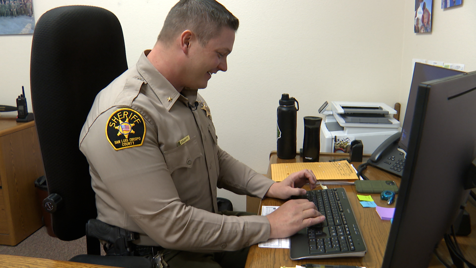 IAN DOUGHTY, COMMANDER WITH THE SAN LUIS OBISPO COUNTY SHERIFF'S OFFICE