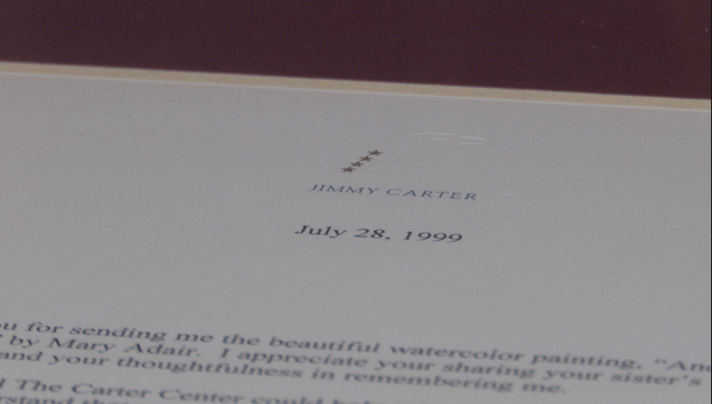 JIMMY CARTER LETTER 2
