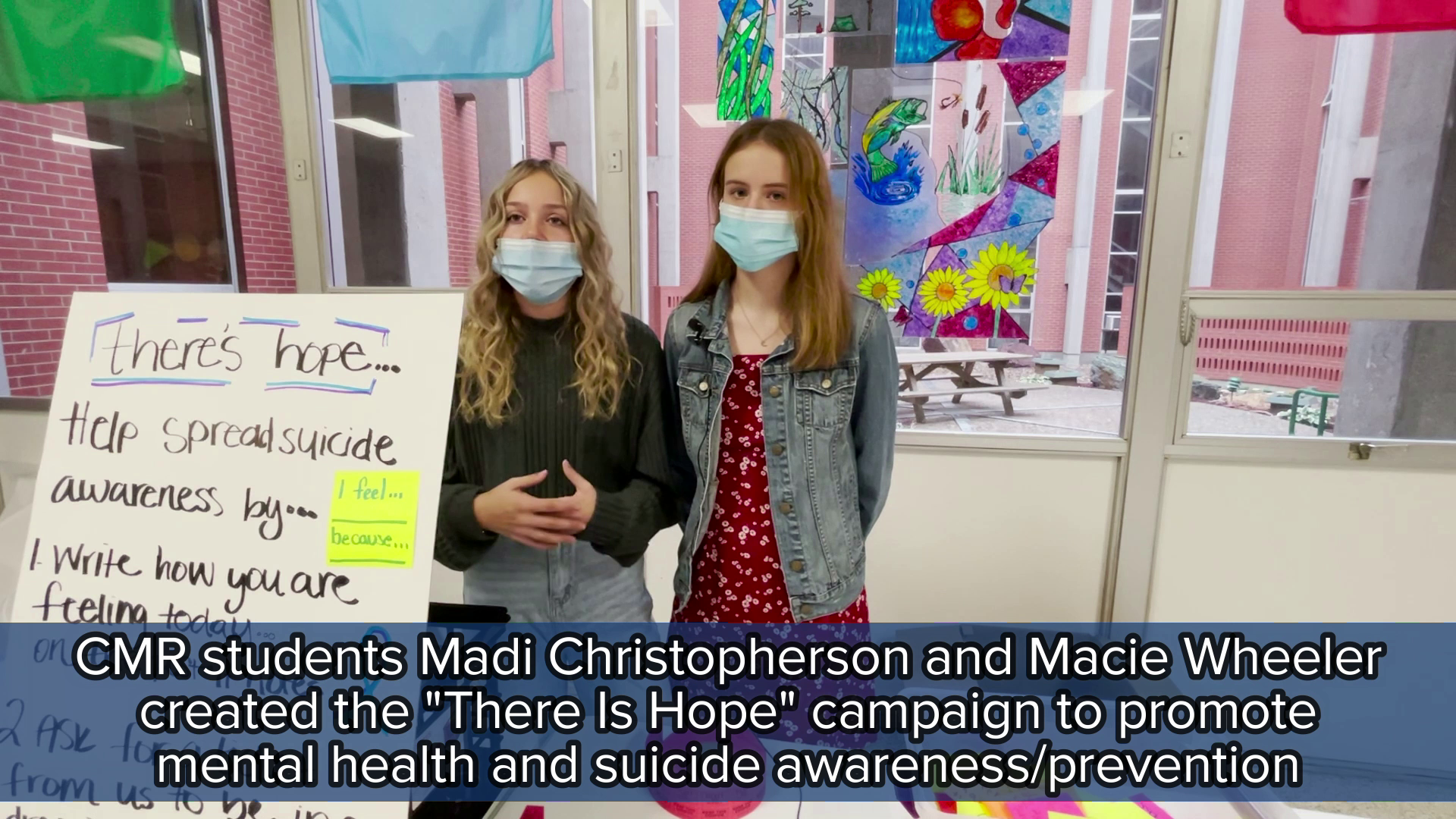 "There Is Hope" campaign at CMR High School