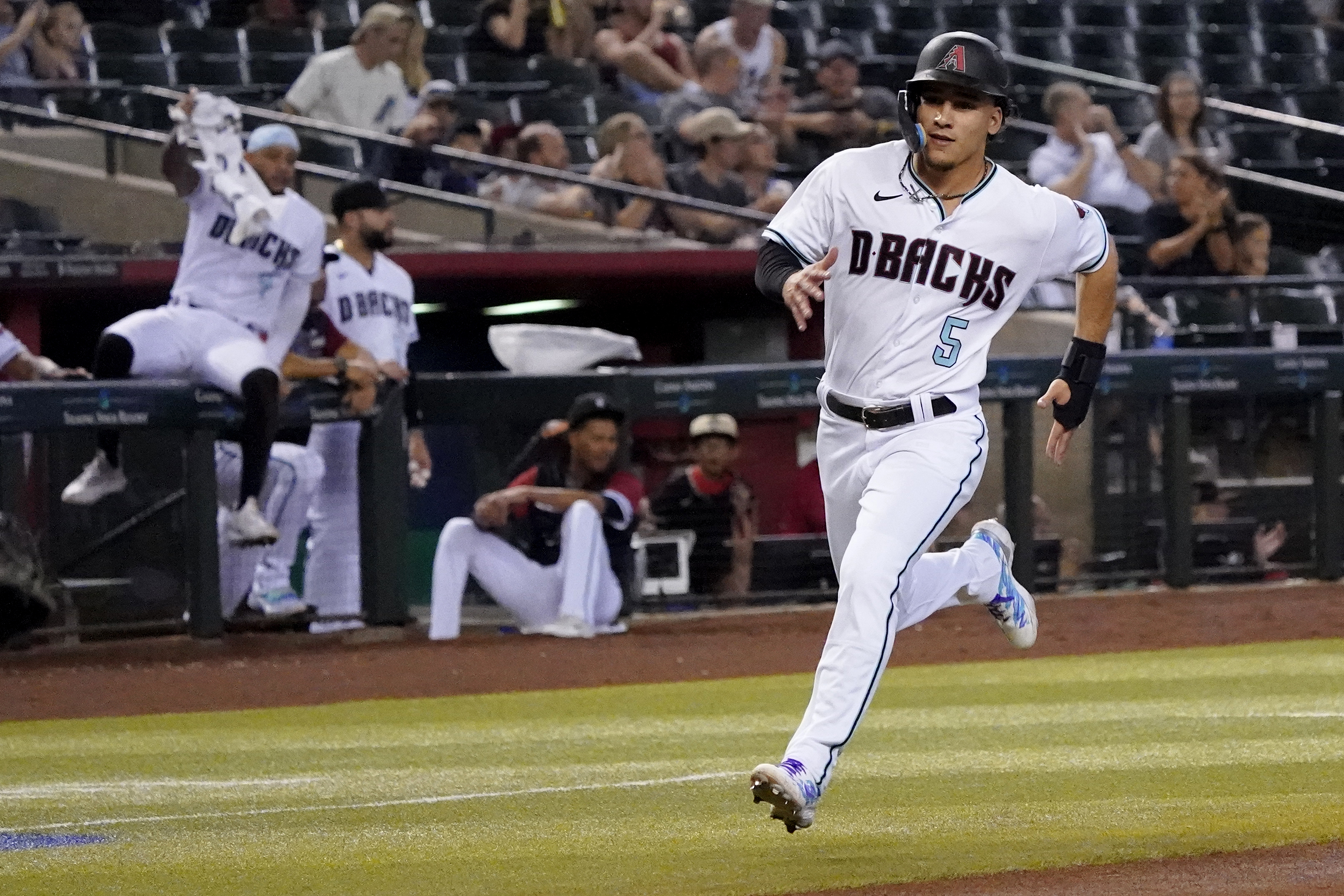 Arizona Diamondbacks' Alek Thomas (5)