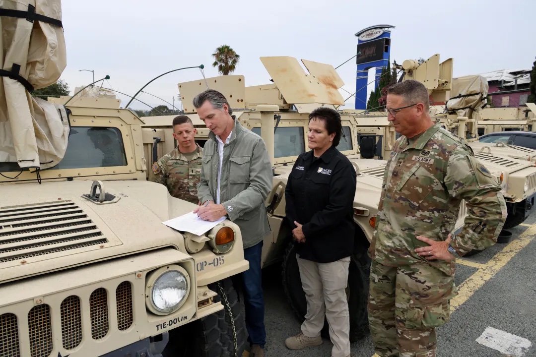 newsom in san diego declaring state of emergency