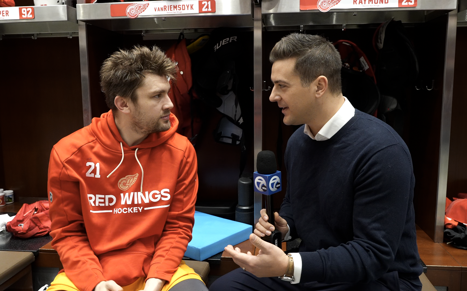 James van Riemsdyk and Brad Galli