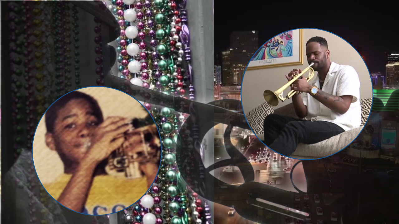 Las Vegas trumpet player reflects on how Hurricane Katrina experience shaped his love of music