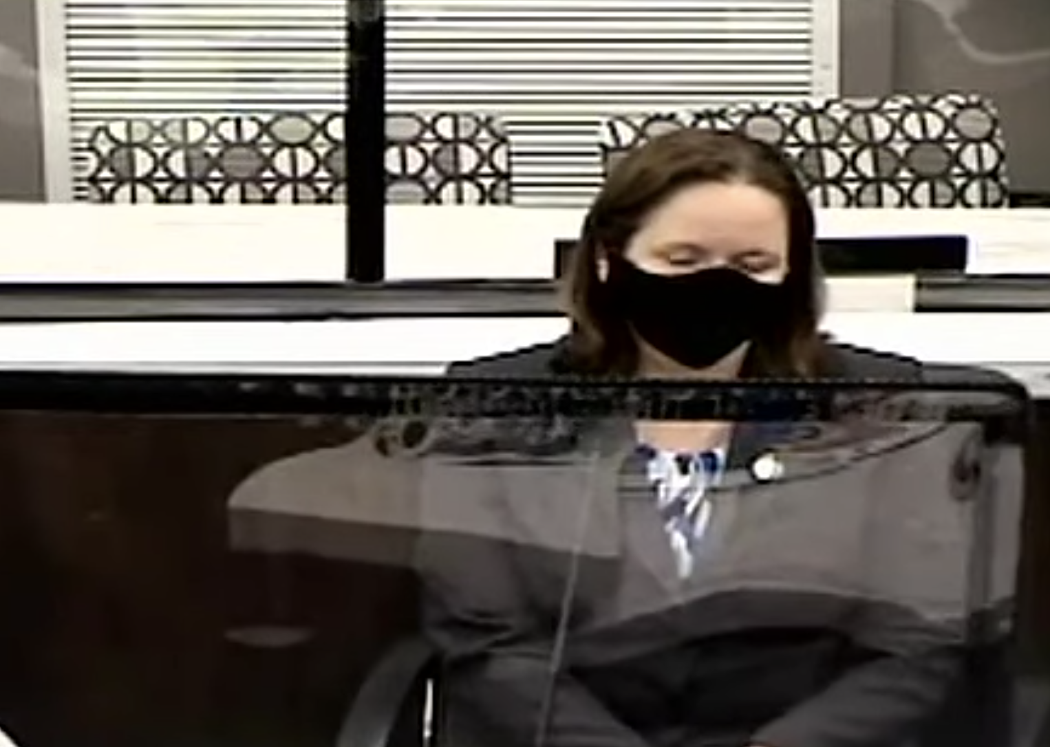 After a brief delay, WITNESS 23: Jennifer Roeder is testifying. She's a crime lab analyst for Florida Department of Law Enforcement.