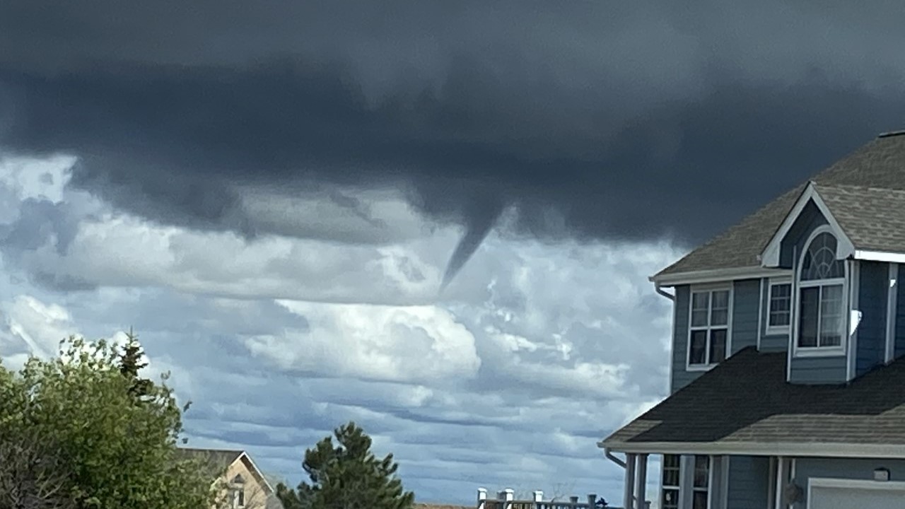 Cold air funnel cloud