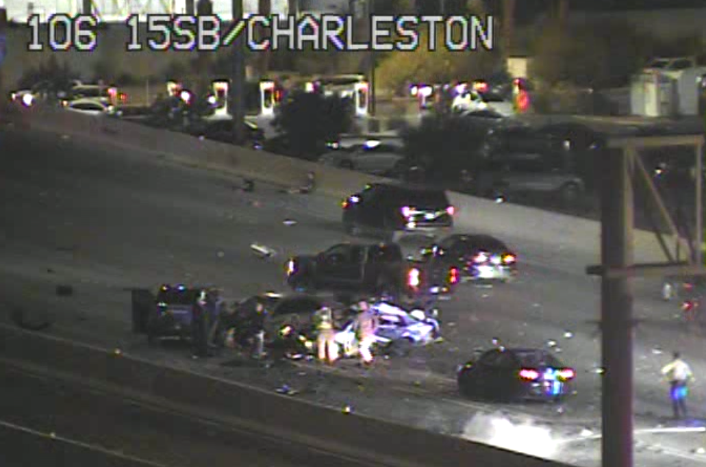 Fatal accident on I-15 near Charleston Boulevard