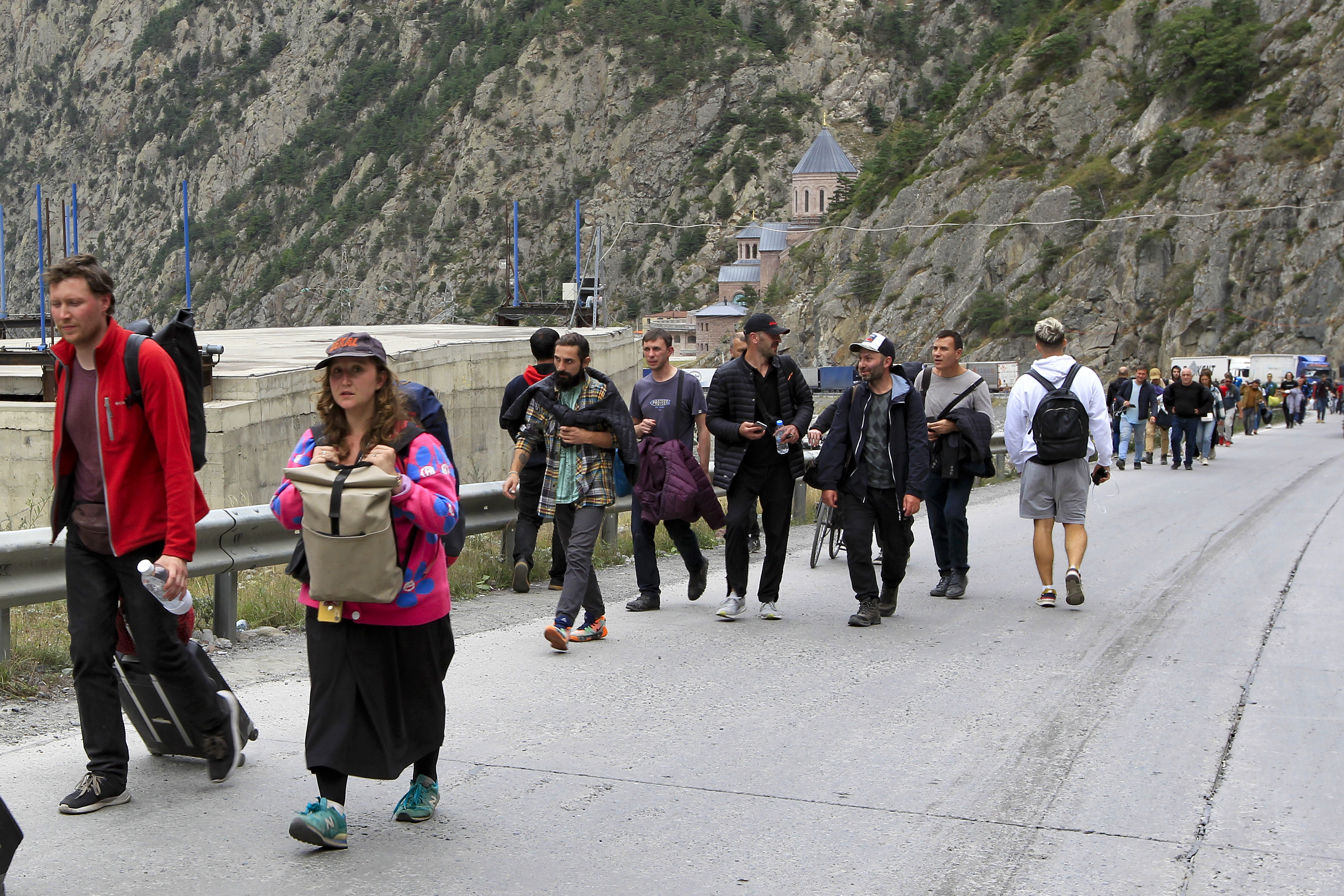 Georgia Russia Fleeing Mobilization