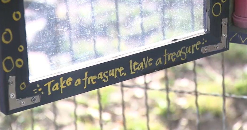 ‘TAKE A TREASURE’: Tulsa teacher builds Oklahoma’s first Little Free Box of Happy
