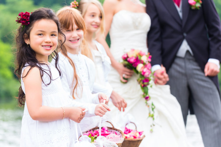 Kids at wedding
