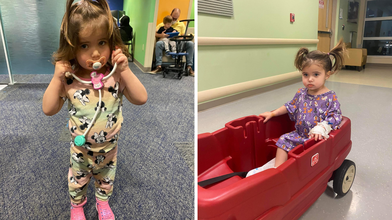 Pinellas County toddler diagnosed with golfball-sized brain tumor