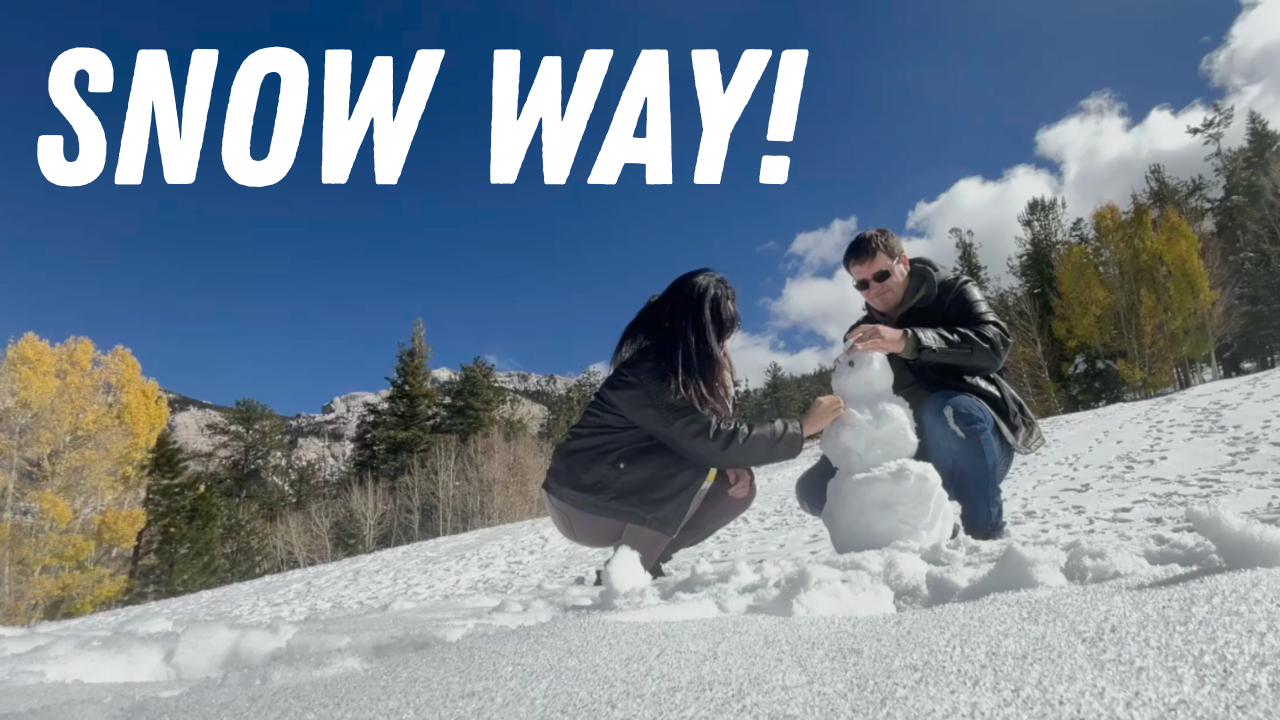 Snow on Lee Canyon