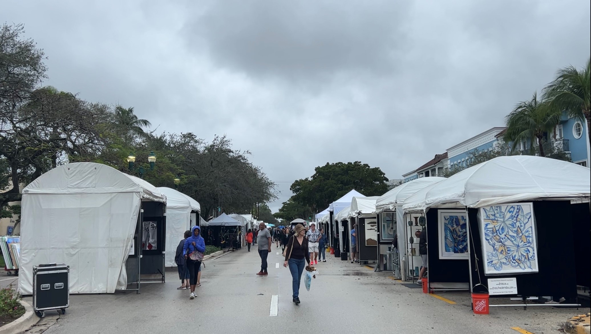 Downtown Delray Festival of the Arts booths. Jan, 14, 2024.jpg
