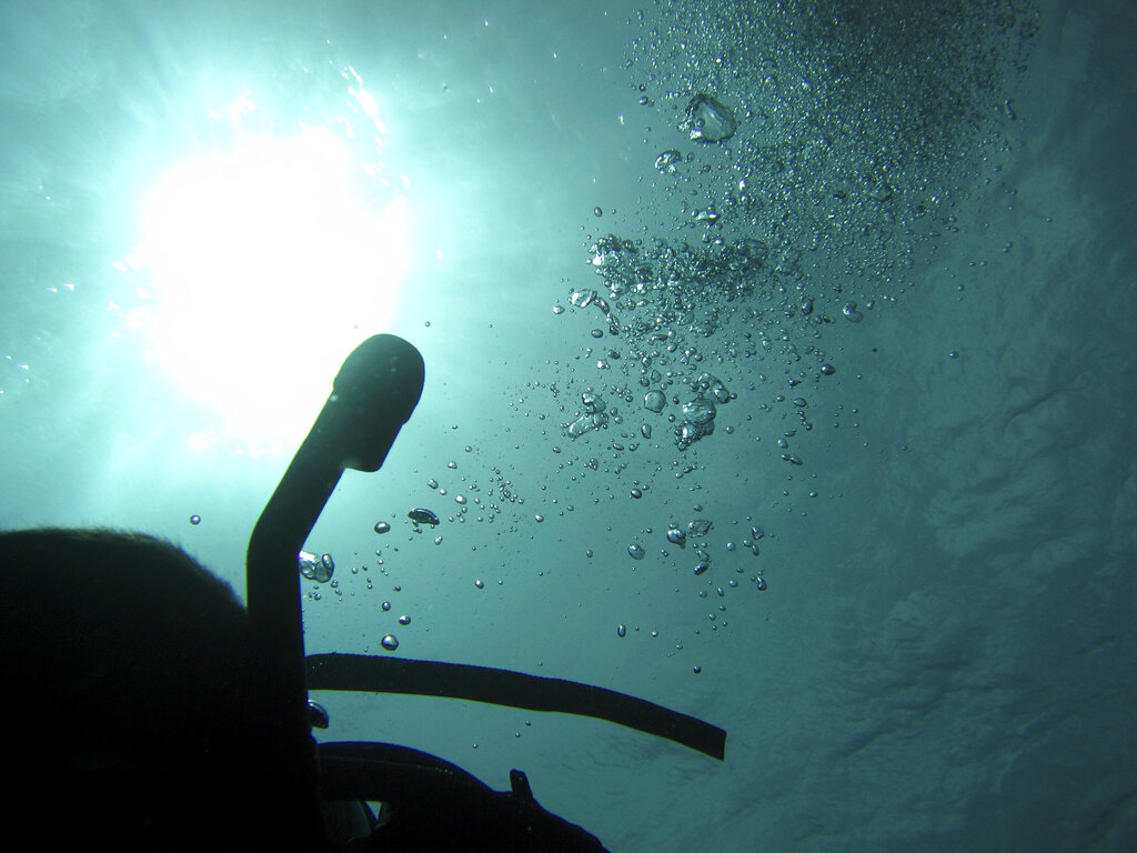 Scuba Diver Bubbles