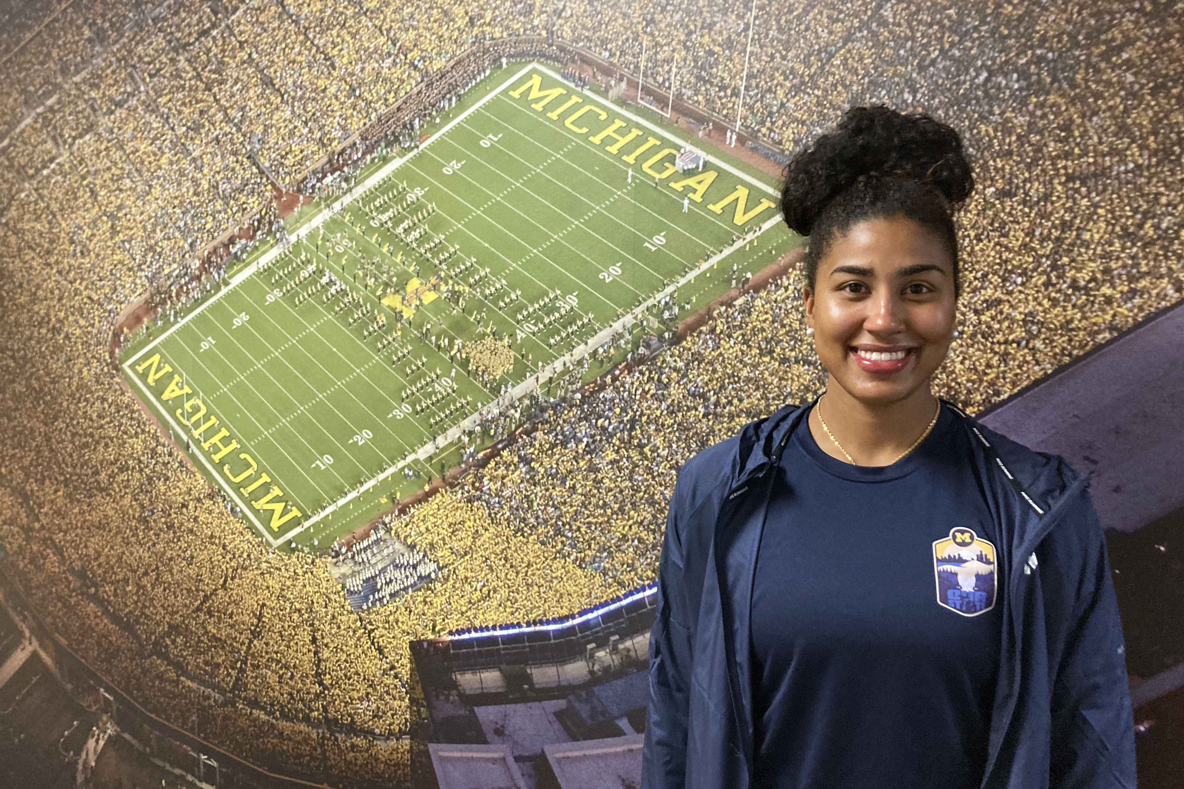 Mimi Bolden-Morris CFP Michigan Female Coach Football