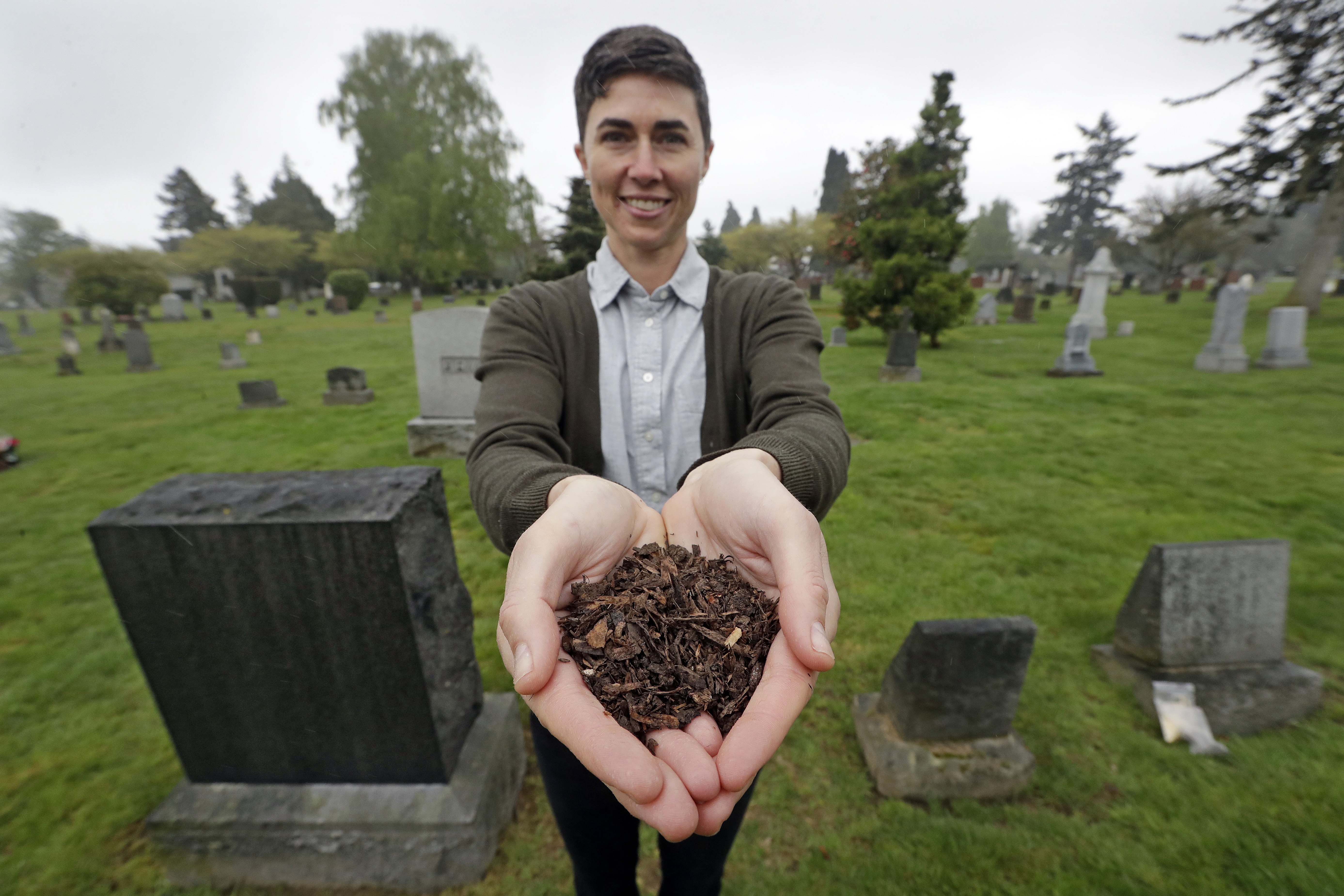 Katrina Spade Washington Composting Human Remains AP Photo