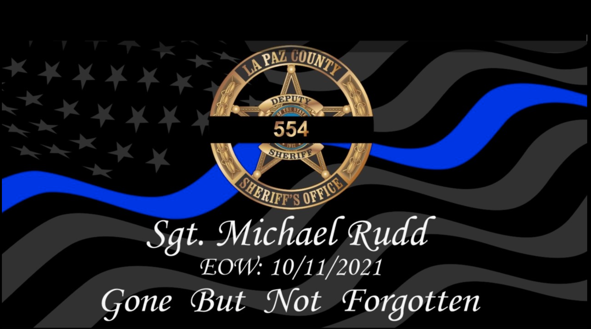 Sgt. Michael Rudd tribute