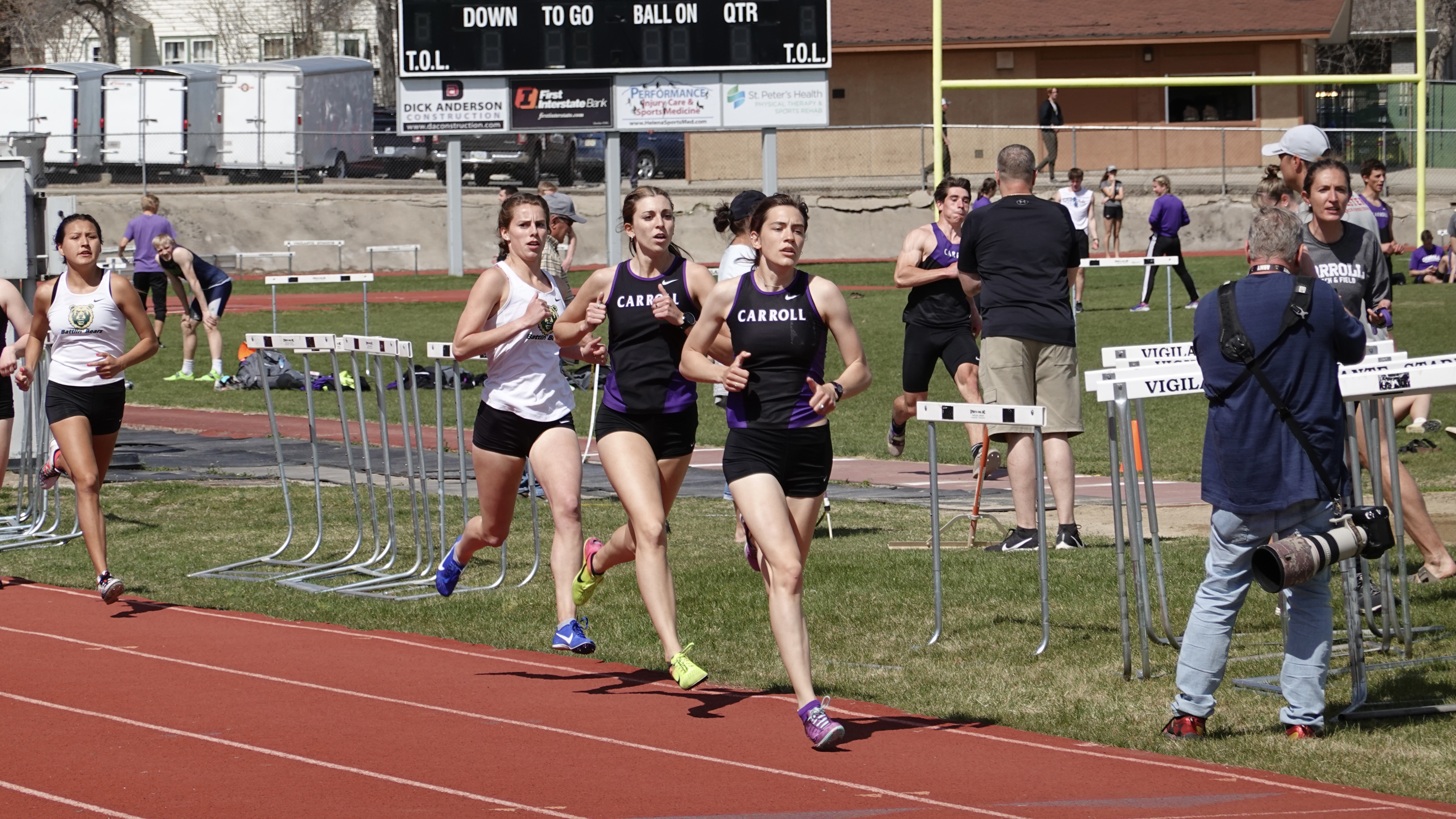 Carroll maintains lead to Frontier Conference Track and Field Title